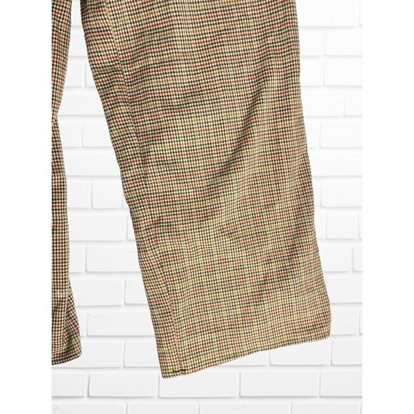 Gypsies & Moondust Women's S Overall Jumpsuit Checkered Plaid Square Neck - Picture 8 of 10